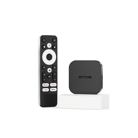 ETOE 4K Android 11 TV ボックス (Netflix 認定)