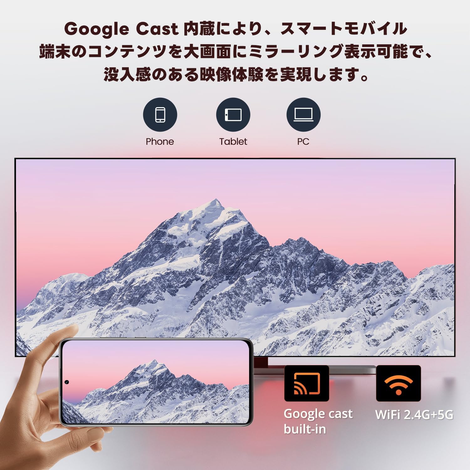 ETOE Google TV ボックス (Netflix 認定)